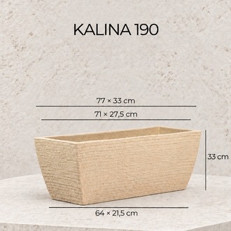 BOSTANN DEKORATİF SAKSI - KALINA 190 - 60 LİTRE