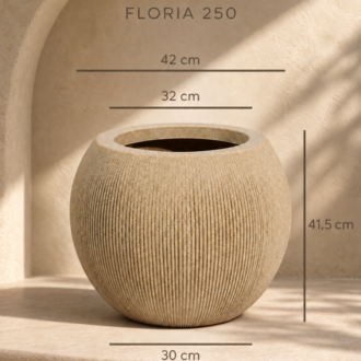 BOSTANN DEKORATİF SAKSI - FLORIA 250 - 66 LİTRE
