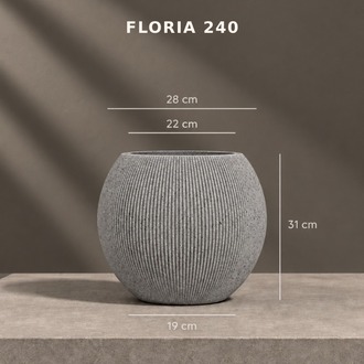 BOSTANN DEKORATİF SAKSI - FLORIA 240 - 22 LİTRE