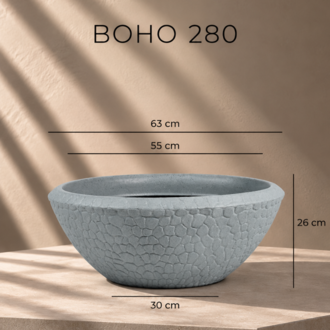 BOSTANN DEKORATİF SAKSI - BOHO 280 - 40 LİTRE