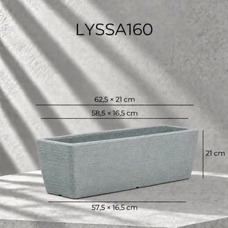 BOSTANN DEKORATİF SAKSI - LYSSA 160 - 18 LİTRE
