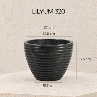 BOSTANN DEKORATİF SAKSI - LILYUM 320 - 13 LİTRE