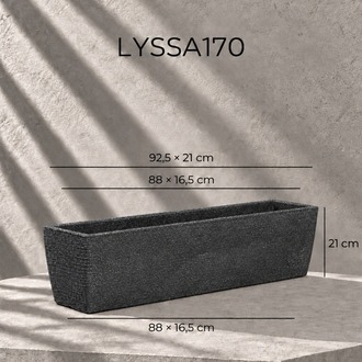 BOSTANN DEKORATİF SAKSI - LYSSA 170 - 27 LİTRE