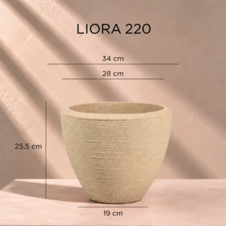 BOSTANN DEKORATİF SAKSI - LIORA 220 - 13 LİTRE