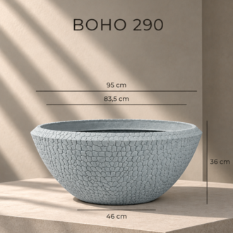BOSTANN DEKORATİF SAKSI - BOHO 290 - 157 LİTRE