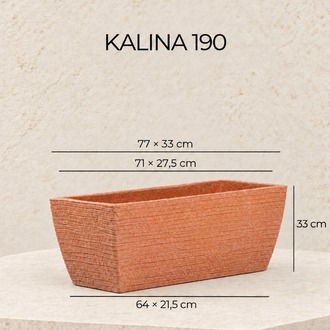 BOSTANN DEKORATİF SAKSI - KALINA 190 - 60 LİTRE