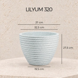 BOSTANN DEKORATİF SAKSI - LILYUM 320 - 13 LİTRE