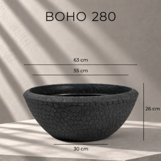 BOSTANN DEKORATİF SAKSI - BOHO 280 - 40 LİTRE