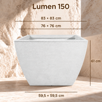 BOSTANN DEKORATİF SAKSI - LUMEN 150 - 300 LİTRE