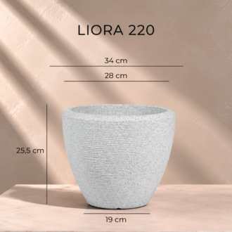 BOSTANN DEKORATİF SAKSI - LIORA 220 - 13 LİTRE
