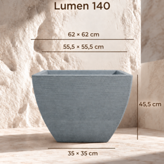BOSTANN DEKORATİF SAKSI - LUMEN 140 - 125 LİTRE