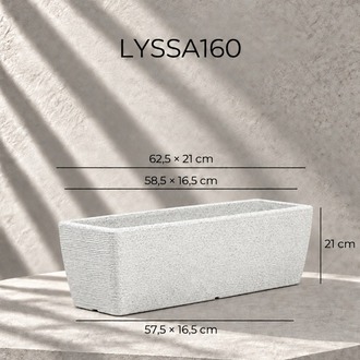 BOSTANN DEKORATİF SAKSI - LYSSA 160 - 18 LİTRE