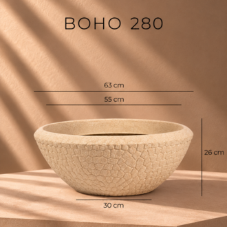 BOSTANN DEKORATİF SAKSI - BOHO 280 - 40 LİTRE