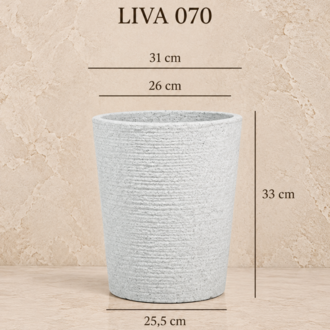 BOSTANN DEKORATİF SAKSI - LIVA 070 - 20 LİTRE