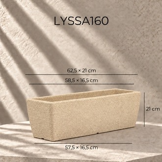 BOSTANN DEKORATİF SAKSI - LYSSA 160 - 18 LİTRE