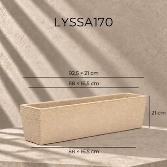 BOSTANN DEKORATİF SAKSI - LYSSA 170 - 27 LİTRE