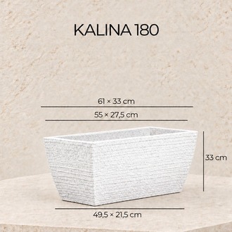 BOSTANN DEKORATİF SAKSI - KALINA 180 - 48 LİTRE