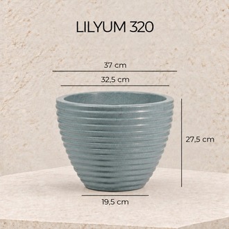 BOSTANN DEKORATİF SAKSI - LILYUM 320 - 13 LİTRE