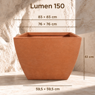 BOSTANN DEKORATİF SAKSI - LUMEN 150 - 300 LİTRE