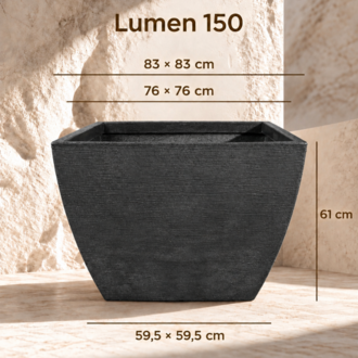 BOSTANN DEKORATİF SAKSI - LUMEN 150 - 300 LİTRE