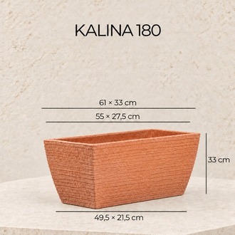 BOSTANN DEKORATİF SAKSI - KALINA 180 - 48 LİTRE