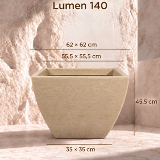 BOSTANN DEKORATİF SAKSI - LUMEN 140 - 125 LİTRE