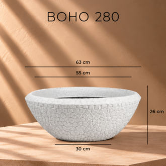 BOSTANN DEKORATİF SAKSI - BOHO 280 - 40 LİTRE