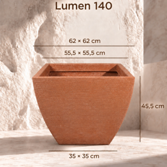 BOSTANN DEKORATİF SAKSI - LUMEN 140 - 125 LİTRE
