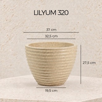 BOSTANN DEKORATİF SAKSI - LILYUM 320 - 13 LİTRE