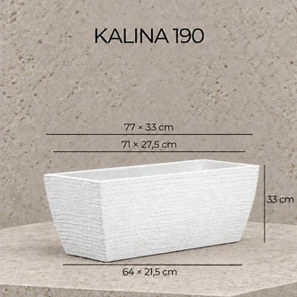 BOSTANN DEKORATİF SAKSI - KALINA 190 - 60 LİTRE