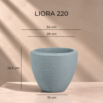 BOSTANN DEKORATİF SAKSI - LIORA 220 - 13 LİTRE