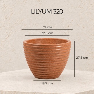 BOSTANN DEKORATİF SAKSI - LILYUM 320 - 13 LİTRE