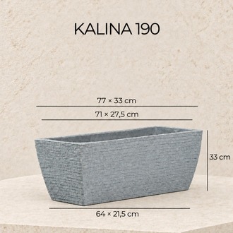 BOSTANN DEKORATİF SAKSI - KALINA 190 - 60 LİTRE