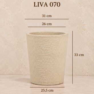 BOSTANN DEKORATİF SAKSI - LIVA 070 - 20 LİTRE