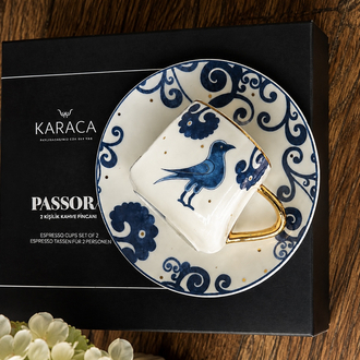 KARACA PASSORA 2’Lİ KAHVE FİNCAN SET