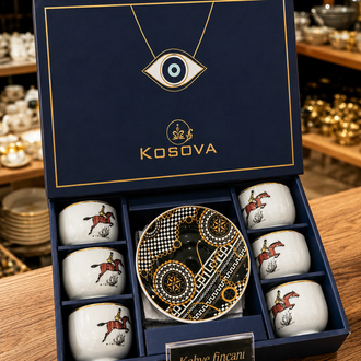 KOSOVA 6 KİŞİLİK KAHVE FİNCAN SET 