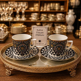 Decorium 24 Ayar Altın Yaldızlı 2’li Set