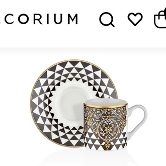 Decorium 24 Ayar Altın Yaldızlı 2’li Set