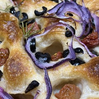 1800g %100 Ekşi Mayalı Tepsi Focaccia