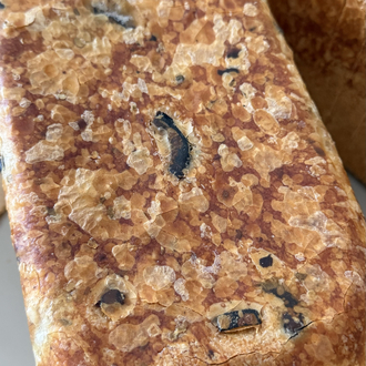 930g %100 Ekşi Mayalı Zeytinli Kekikli Tost Ekmeği 