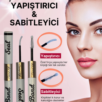 Güçlü Kirpik Yapıştırıcısı & Sabitleyici Şeffaf – 7-10 Gün Kalıcı