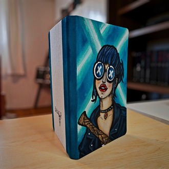 Blue XGirl - El Çizimi A5 Defter