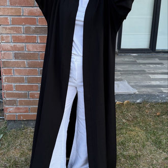 modal kolu dügme detayli abaya