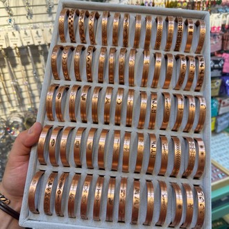 Bakır Bileklik Lazer İşçilik