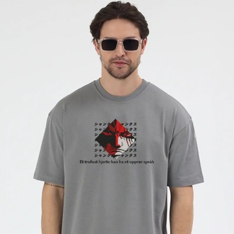 Shanks Nakış İşlemeli Unisex Oversize T-Shirt