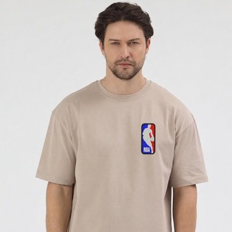 NBA Nakış İşlemeli Unisex Oversize T-Shirt