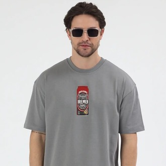 Bremen Nakış İşlemeli Unisex Oversize T-Shirt