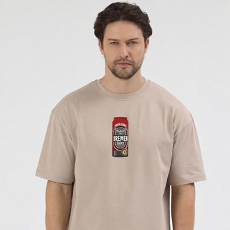 Bremen Nakış İşlemeli Unisex Oversize T-Shirt