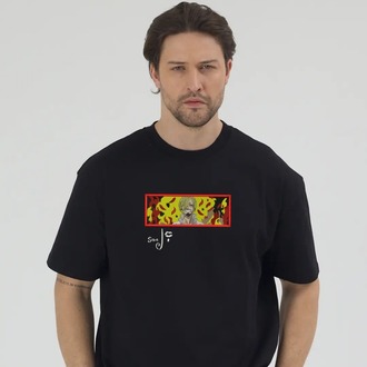 Sanji Nakış İşlemeli Unisex Oversize T-Shirt