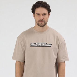 NFS Underground Nakış İşlemeli Unisex Oversize T-Shirt